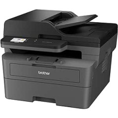 Brother DCP-L2665DW — 3 in-1 daudzfunkciju printeris (drukāšana/skenēšana/kopēšana) vienkrāsains lāzerprinteris — Wi-Fi un Ethernet — automātisks dokumentu padevējs 50 loksnēm — drukas ātrums 34 lappuses vienā
