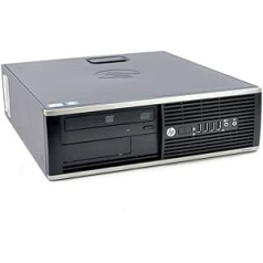 HP EliteDesk 8300 SFF Intel Core i7 512GB SSD cietais disks 16GB atmiņa Win 10 Pro DVD rakstītājs datora dators (atjaunots)