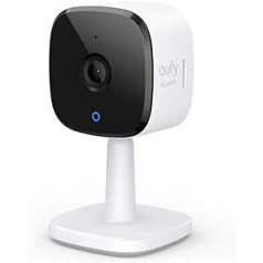 eufy Security Solo Indoor Cam C120, 2K Plug-In Apvienotā kamera ar Innenbereiche, WLAN, IP kamera, Sprachassistent, Bewegungssensor, Nachtvision, HomeBase nicht saderīga (Generalüberholt)