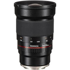 Rokinon 24 mm F1.4 ED AS IF UMC Weitwinkelobjektiv für Sony E-Mount (NEX) Kameras (RK24M-E)