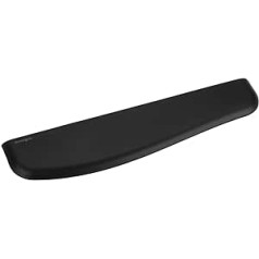 Kensington ErgoSoft - Ergonomic Gel Keyboard Wrist Rest with Wrist Support Pad for Slim Keyboards - 445 x 101 x 10 mm - Black (K52800WW)