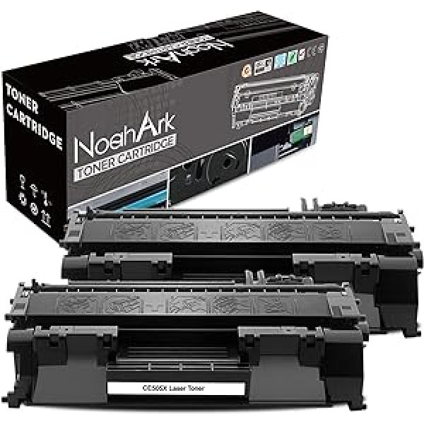 NoahArk saderīgās CE505X 05X tonera kasetnes nomaiņa priekš HP Laserjet P2030 P2035 P2035n P2050 P2055 P2055d P2055dn P2055x i-SENSYS LBP6300dn LBP630dn LBP66P67 lpp. )