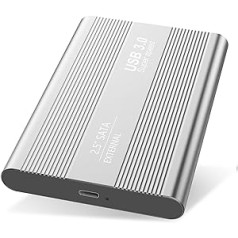 OTCPP Externe Festplatte, USB 3.0 Tragbare Festplatte extern personālajam datoram, Mac datoram, galddatoram, klēpjdatoram, MacBook, Chromebook datoram (zils)