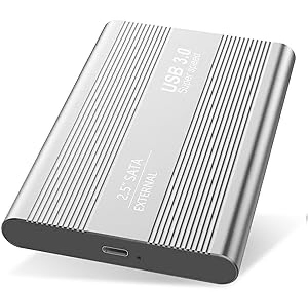 OTCPP Externe Festplatte, USB 3.0 Tragbare Festplatte extern personālajam datoram, Mac datoram, galddatoram, klēpjdatoram, MacBook, Chromebook datoram (zils)