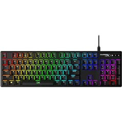 HyperX Alloy Origins Mechanical Gaming Keyboard, RGB, HyperX Blue Mechanical Switches, Compact, Portable, Durable Aluminium Case, Advanced Personalization, HyperX NGENUITY Software