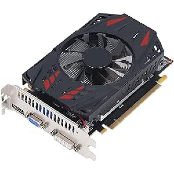 GTX550TI spēļu grafikas karte, 2 GB GDDR5 128 bitu viena ventilatora galddatora grafikas kartes, atbalsta DP HDMI DVI