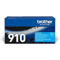 Brother Original Ultra-Jumbo-Tonerkassette TN-910C žalsvai mėlyna (skirta Brother HL-L9310CDW, HL-L9310CDWT, HL-L9310CDWTT, MFC-L9570CDW, MFC-L9570CDWT) 9000 Seiten