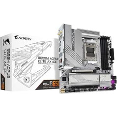 Aorus B650 AORUS Elite AX ledus ligzda AM5/B650/DDR5/S-ATA 6Gb/s/Micro ATX