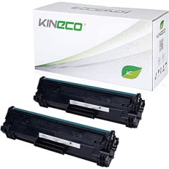 Kineco CF244A 44A toneris saderīgs ar HP Laserjet Pro M15w toneri priekš Laserjet Pro MFP M28w toneris M28a M15a, dubultā iepakojuma melns