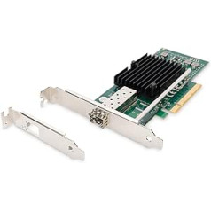 DIGITUS IO-Karte - PCIe - SFP+ Netzwerk-Karte - 1-Port - 10 Gigabit Ethernet - 10 Gbit/s - PCI-Express