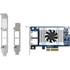 Qnap QXG-10G2T-X710 PCIe Gen 3 10GbE tinklo išplėtimo plokštė, mėlyna