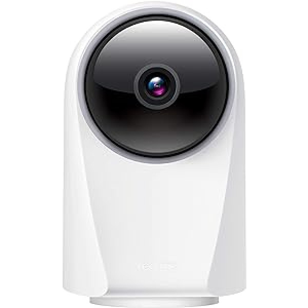 realme Smart Camera 360 Novērošanas kamera 1080P WLAN Night Vision Infrared Panorama 360 White