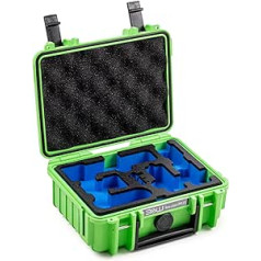 B&W International GmbH B&W Outdoor Transport Case for DJI Osmo Pocket 3 Creative Combo - Type 500 Green - Waterproof according to IP67 Certification, Dustproof, Shatterproof and Indestructible