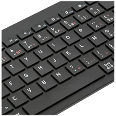 Targus Anti Microbial Bluetooth tastatūra — FR, melna, W126102775 (tastatūra — FR, melna AKB863FR, pilna izmēra (100%), Bluetooth, AZERTY, melna)