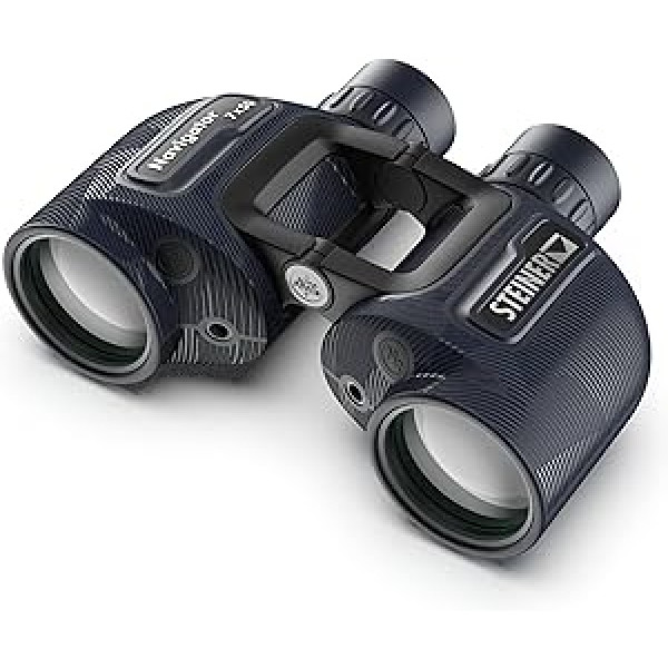 Steiner Navigator Binoculars 7x50 - 7x Magnification - High Contrast Optics - Floating Prism System - Sports Auto Focus - Delivers Excellent Image Clarity - Navy Blue (2342