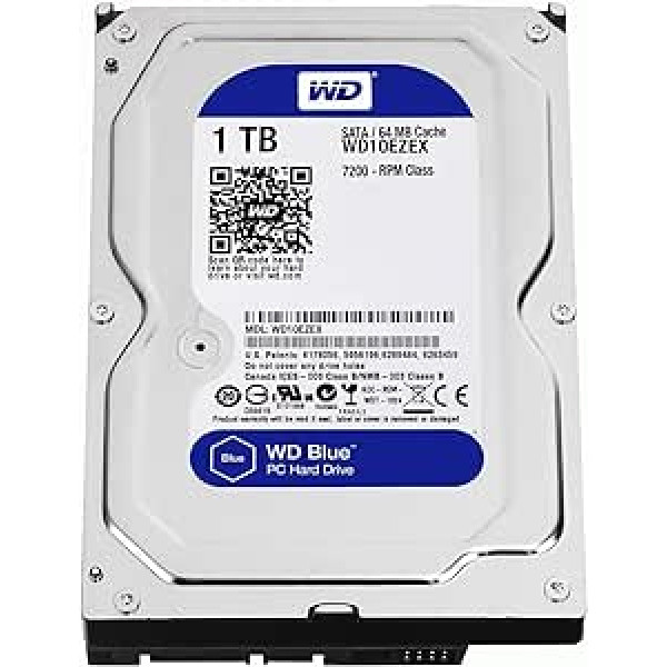 Western Digital WD10EZEX Caviar Blue 1000 GB iekšējais