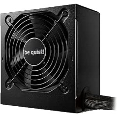 be quiet! System Power 10 550W, 80 Plus Bronze, Quiet, Temperature Controlled 120 mm Quality Fan, Supports Powerful GPUs, Black Ribbon Cable, BN327