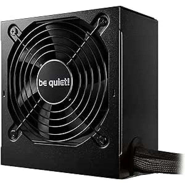 be quiet! System Power 10 550W, 80 Plus Bronze, Quiet, Temperature Controlled 120 mm Quality Fan, Supports Powerful GPUs, Black Ribbon Cable, BN327