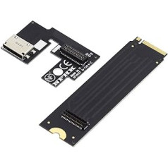 xiwai PCI-E 3.0 grafikas paplašināšanas karte un SSD M.2 M-Key uz Oculink SFF-8612 SFF-8611 Hostbus adapteri ThinkBook 14+