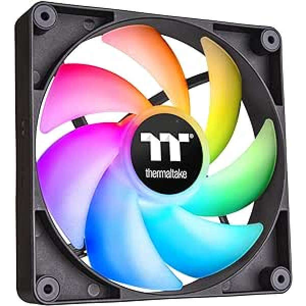 Thermaltake CT140 ARGB Sync PC dzesēšanas ventilators | 2 iepakojums, melns