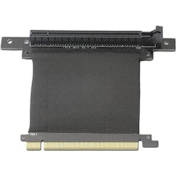 PCI-E 16X stāvvada karte PCI Express 3.0 16X pagarinātāja kabelis 90 grādu liela ātruma stāvvada karte -70 mm