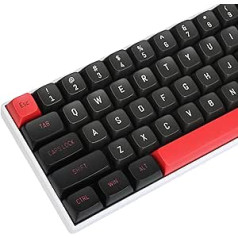 SOLIDEE Evil Dagger 160 taustiņu CSA profila tastatūras PBT taustiņu vāciņu komplekts ar 7U atstarpes taustiņu ASV/ISO izkārtojumam 60% 65% TKL mehāniskajām tastatūrām