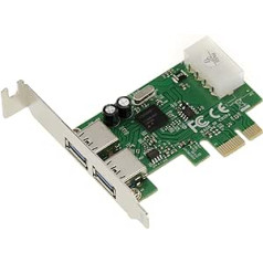 KALEA-INFORMATIQUE PCI Express PCIe kontrolieris-karte ar zema profila USB 3.0 5G 2 porti USB3.0 ar NEC Chipsatz