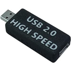 USB 2.0 izolators 3 kV atkārtotājs, 480 Mbit/s liels/pilns/mazs ātrums, integrēta 2 W jaudas transformācija, aizsardzība pret īssavienojumiem, A tipa USB porti