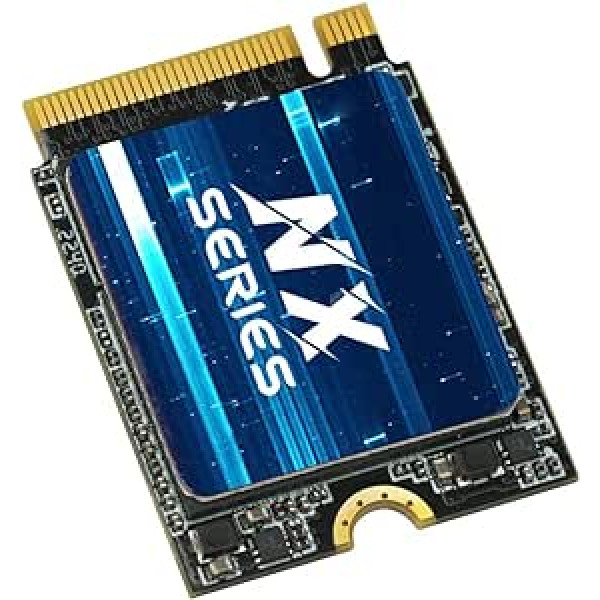 KingSpec 512GB M.2 2230 SSD, M2 NVMe SSD Gen3x4 — lasīšanas ātrums līdz 3500 MB/s, iekšējais PCIe3.0 SSD, kas saderīgs ar Steam Deck/Microsoft Surface Pro 8/Klēpjdatoru 3 (512GB)