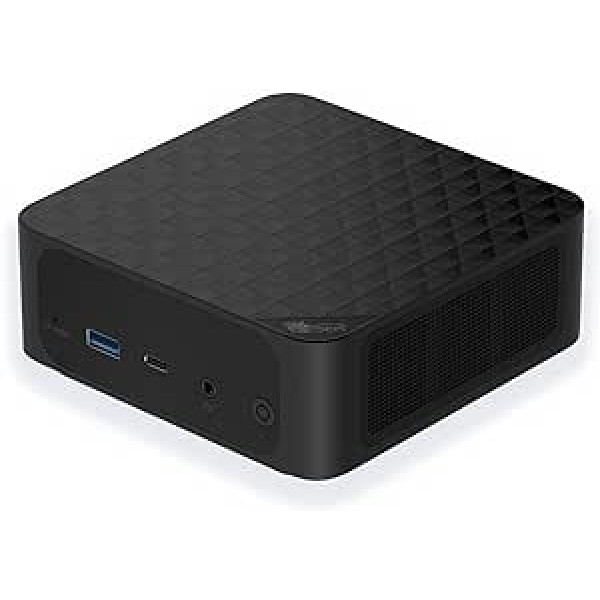 Beelink SER6 Max Mini PC, AMD Ryzen 7 7735HS, 8 kodoli 16 pavedieni līdz 4,75 GHz, 32 GB DDR5 RAM 1 TB PCIe4.0 SSD, 4K@144Hz līdz 4 ekrāniem (USB4.0/HDMI2.1/DP1. BT5.2, Wi-Fi6