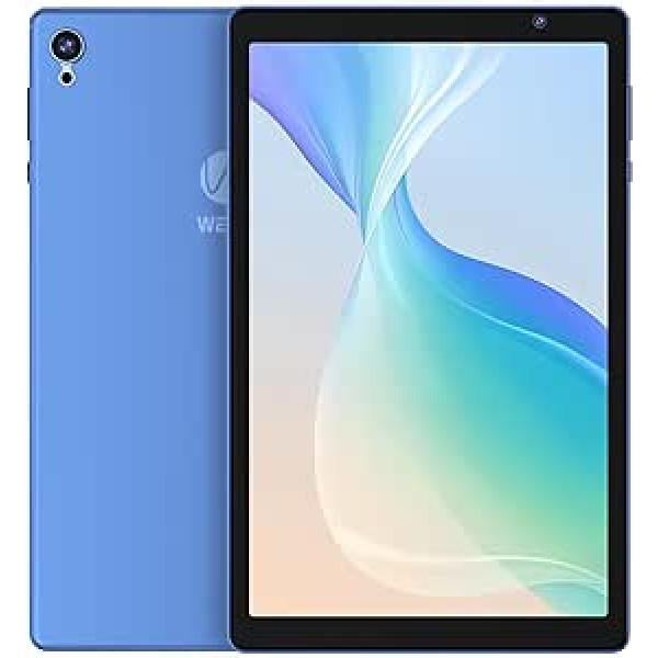 Wetap M10 planšetdators Pantalla HD 10 Pulgadas Cuatro Núcleos 1,6 GHz Android 12.0 OS 2 GB RAM + 32 GB ROM Android planšetdators 1280 x 800 IPS Camaras Dual Battery 6000 mAh Azulmarino