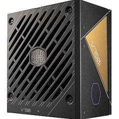 Cooler Master V750 Gold i Multi barošanas avots — 750 vatu datora barošanas avots, 80 plus zelta, pilnībā modulārs, pusdigitāls, ATX 3.0 atbalsts, kluss 135 mm FDB ventilators, viedā siltuma kontrole, MasterPlus+