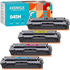 KEENKLE 045 045H toneris saderīgs ar toneri Canon MF633cdw CRG-045H Multipack, kas paredzēts Canon MF635cx MF633cdw LBP613cdw MF631cn LBP611cn MF632cdw Pack1 of MF632cdw MF634cdwd MF634cB6