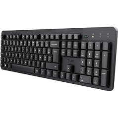 Trust ODY II French AZERTY layout keyboard Wireless