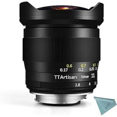 TTTartisan 11 mm F2.8 Full Fame īpaši platleņķa zivs acs kameras objektīvs manuālā fokusa kameras objektīvs Nikon Z stiprinājumam