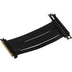 KALEA-INFORMATIQUE stāvvada tipa paplašināšanas paklājs PCI Express x16 savienotājs ar PCIe x16 savienotājs ar ekranētiem elastīgiem paklājiem, savietojams ar PCIe 4.0 32 GB Kopējais garums 23 cm