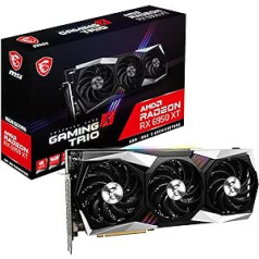 MSI Radeon RX 6950 XT GAMING X TRIO 16G žaidimų vaizdo plokštė – 16 GB GDDR6, 2454 MHz, PCI Express 4, 256 bitų, 3 x DP v 1.4 a, HDMI 2.1 (palaiko 4K ir 8K) Juoda