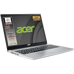 Piezīmjdators SSD Slim Acer Intel i3 10th, RAM 12GB, SSD 756GB, displejs 15.6 Full HD LED, Svga Intel HD 600, 3 USB, WLAN, HDMI, BT, Lan, Win 10 Pro, Office2019, gatavs lietošanai