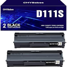 CMYBabee MLT-D111S toneris, kas ir saderīgs ar Samsung MLT D111S Schwarz Druckerpatrone für Samsung Xpress M2026W toneris M2070W M2070 M2070FW M2026 M2020 M2020W M2022 M2022W (Serch)