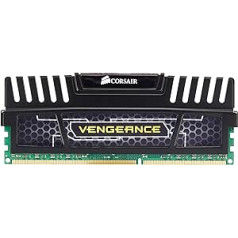 Corsair CMZ8GX3M1A1600C9 Vengeance 8GB Arbeitsspeicher ((1x8GB) DDR3 1600 Mhz CL9 XMP) schwarz