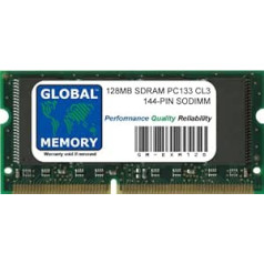 GLOBĀLĀ ATMIŅA 128MB PC133 133MHz 144-PIN SDRAM SODIMM ARBEITSSPEICHER RAM FÜR AKAI MPC500/MPC1000/MPC2500 Samplers (EXM128)