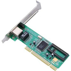 Bewinner PCI Express adapteris, PCI Realtek 8169 PCI bezvadu tīkla karte ar vienu portu 10/100/1000Mbps Gigabit Ethernet operētājsistēmai Windows 7/8/10/Linux darbvirsmai