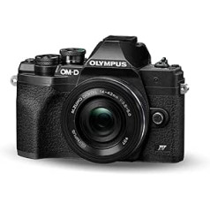 Olympus OM-D E-M10 Mark IV Micro Four-Thirds sistēmas kameras komplekts 20 MP sensors