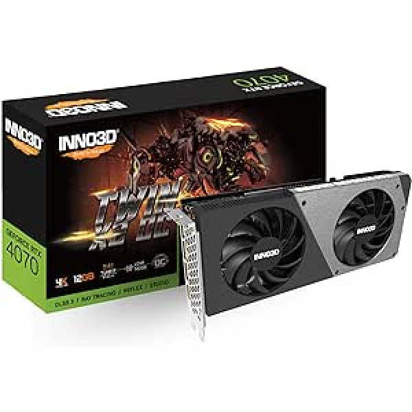 INNO3D GeForce RTX 4070 Twin X2 OC, 12288 MB GDDR6X