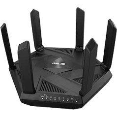 ASUS RT-AXE7800 Tri-Band WiFi 6E (802.11ax) Router (6 GHz Band, AiProtection Pro, 2.5G Port, Link Aggregation, AiMesh).