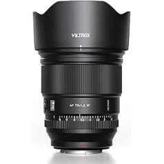 VILTROX 75 mm f/1.2 F1.2 XF autofokusa objektīvs Fuji X Mount PRO līmeņa APS-C objektīvs ir savietojams ar Fuji X-Mount kamerām X-T5 X-H2 X-H2S X-T30 II X-T4 X-A7 X-E3 X-E4 X-H1X-Pro2 X-T4 X-T10 X-T20