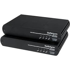 StarTech. com SV56 5UTPDUV — USB DVI, izmantojot Cat 5e/Cat 6 KVM konsoles paplašinātāju ar 1920 x 1200 nesaspiestu video 330 pēdas (100 m)