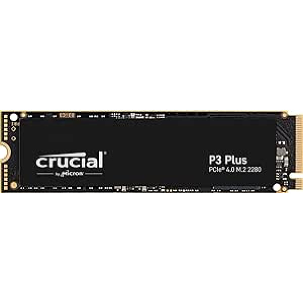 Crucial P3 Plus 500 GB CT500P3PSSD8 PCIe 4.0 3D NAND NVMe M.2 SSD, līdz 5000 MB/s