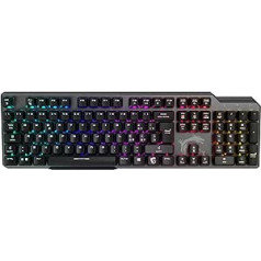 MSI Vigor GK50 Elite IT mehāniskā spēļu tastatūra (Kailh Box White), RGB LED Mystic gaisma vienai pogai, karstie taustiņi ātrai vadībai, spēlēm un birojam, itāļu QWERTY izkārtojums