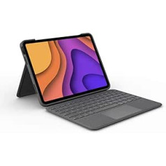 Logitech Folio iPad Case Touch keyboard, trackpad and Smart Connector for iPad Air 4th Gen (Model: A2316, A2324, A2072, A2325) Scandinavian QWERTY layout graphite